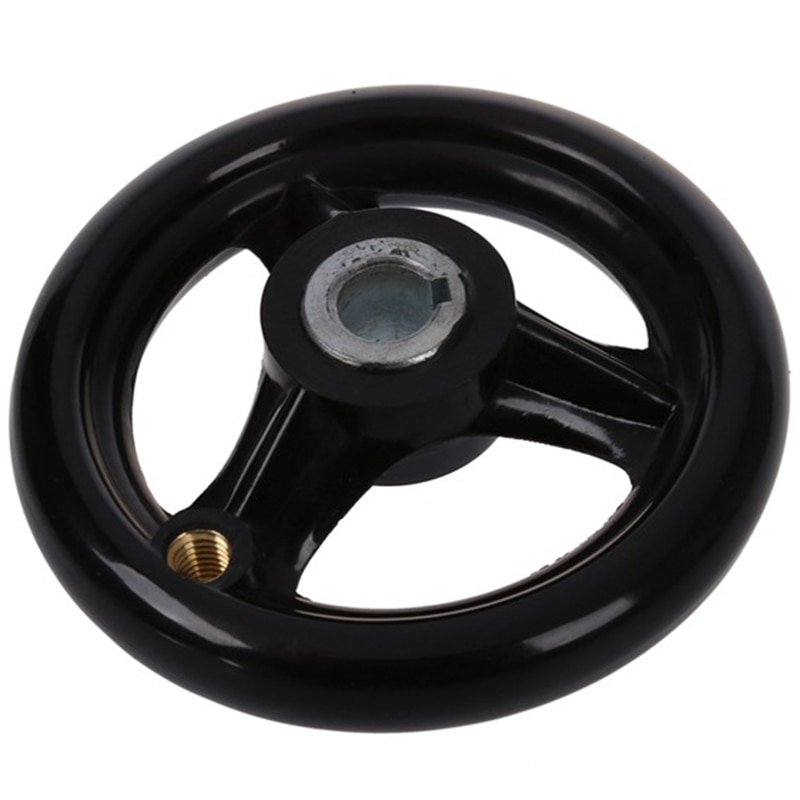 Bakelite Round Rim Hand Wheel 22x250mm Three Rib Round Wheel
