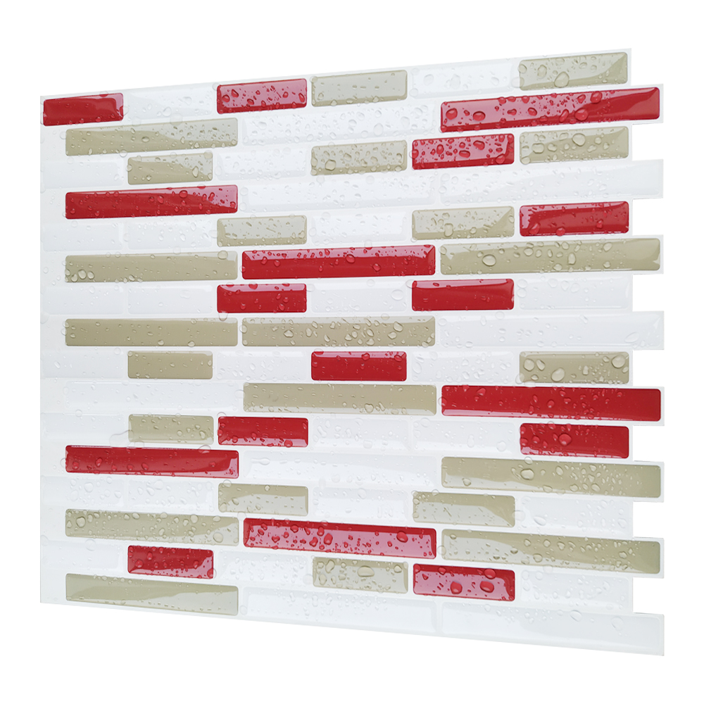 Autocollants en mosaïque vinyle | Écorce et bâton, Backsplash adhésif, bricolage, cuisine, salle de bains, maison murale, carrelage mosaïque