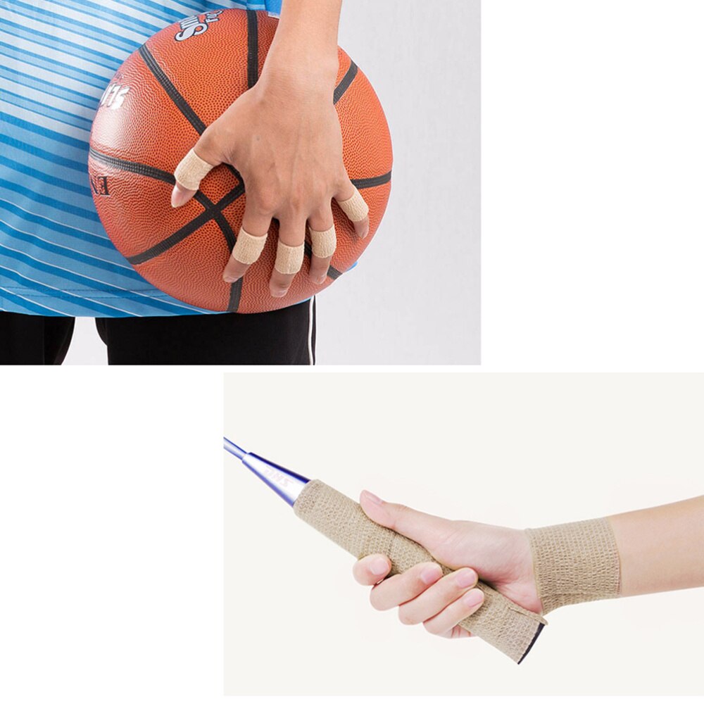 6pcs Cohesive Bandages Elastic Nonwovens Strong Self Adherent Wrap for Sports Athletic