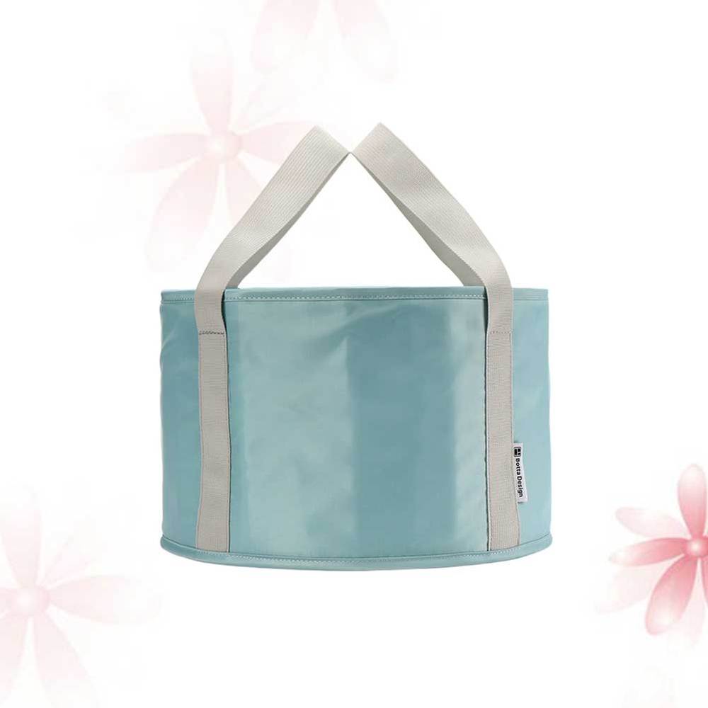 1PC Portable Water Basin Folding Washing Laundry Basin Multi-purpose Water Basin Outdoor Washing Foot Basin Stylish Washbasin So