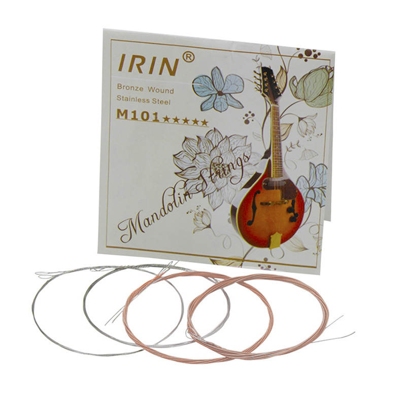 8 stk/pakning mandolin strenger strengsett e/a/d/g importert rustfritt stål mercerizing strenger musikkinstrument tilbehør