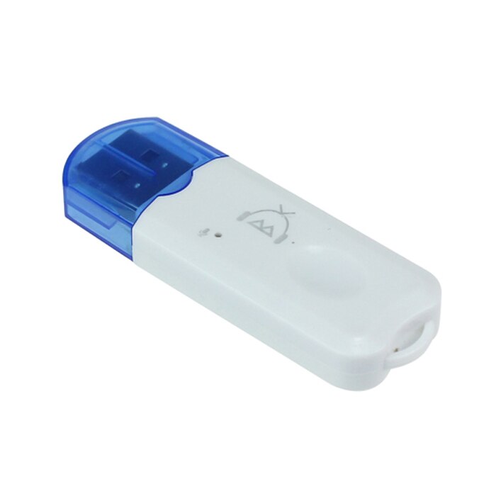 Blauer kabelloser usb-bluetooth-audio-musikempfänger-adapter für iphone, multifunktional für pc