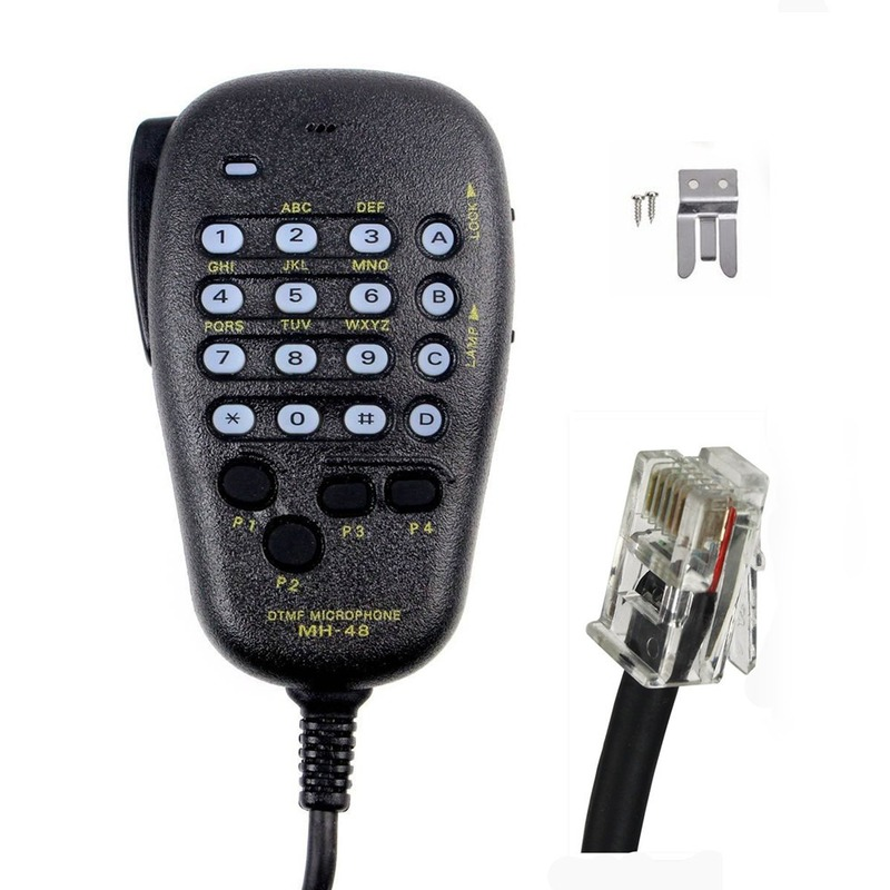 MH-48 MH-48A6J DTMF Microphone for YAESU Transceiver FTM-400DR/XDR FTM-7250D FT-2980R FTM-3207D FT-8900R FT-7900R Mobile Radios