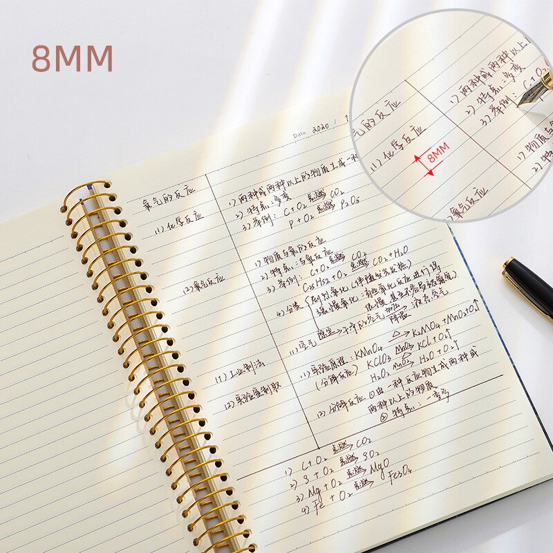 B5 Spiral Notebook Paper Planner School Diary Note Book Calender Travelers Study Retro Large Painting Notebook Literary