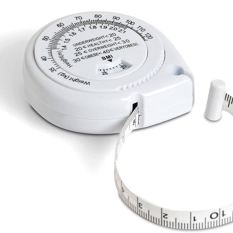150cm målebånd bmi body mass index talje hoftemål udtrækkelig lineal måle lommeregner målebånd værktøj