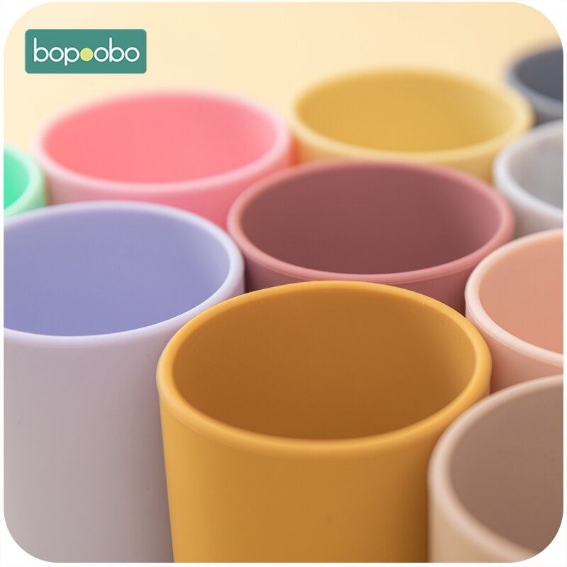 10 stuks baby siliconen beker voedselveilige siliconen voedingsbeker baby peuter kinderen servies drinkbeker bpa-vrij hittebestendig