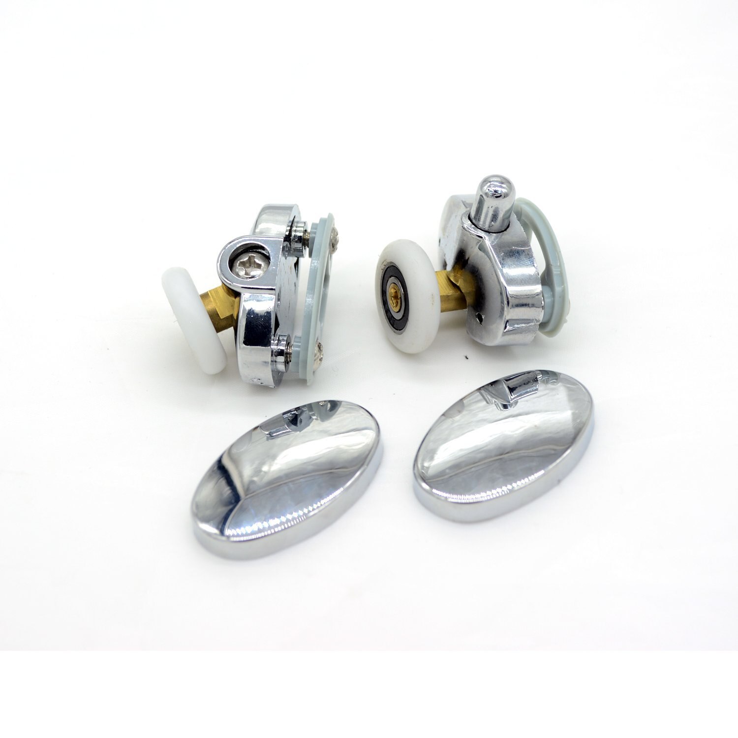 2 X Doppel Top Dusche Tür Rollen / Läufer/Führer/Räder 23mm Durchmesser L105 eBa 2 X Doppel Top Dusche Tür Rollen / Läufer/Führer/Räder 23mm Durchmesser L105 eBa