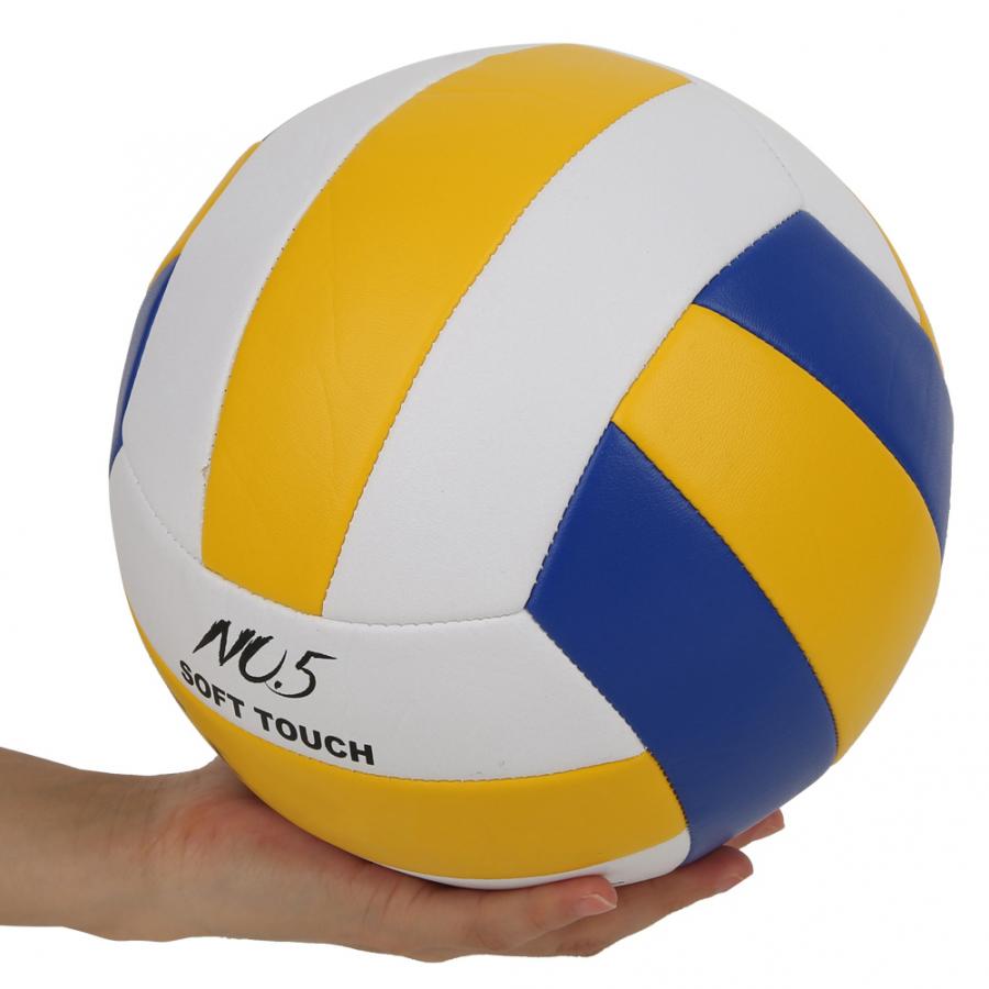 Standard Volleyball Indoor Outdoor PU Soft Anti-explosion Volleyball Training Practice Competition Beach Playing Volleyball