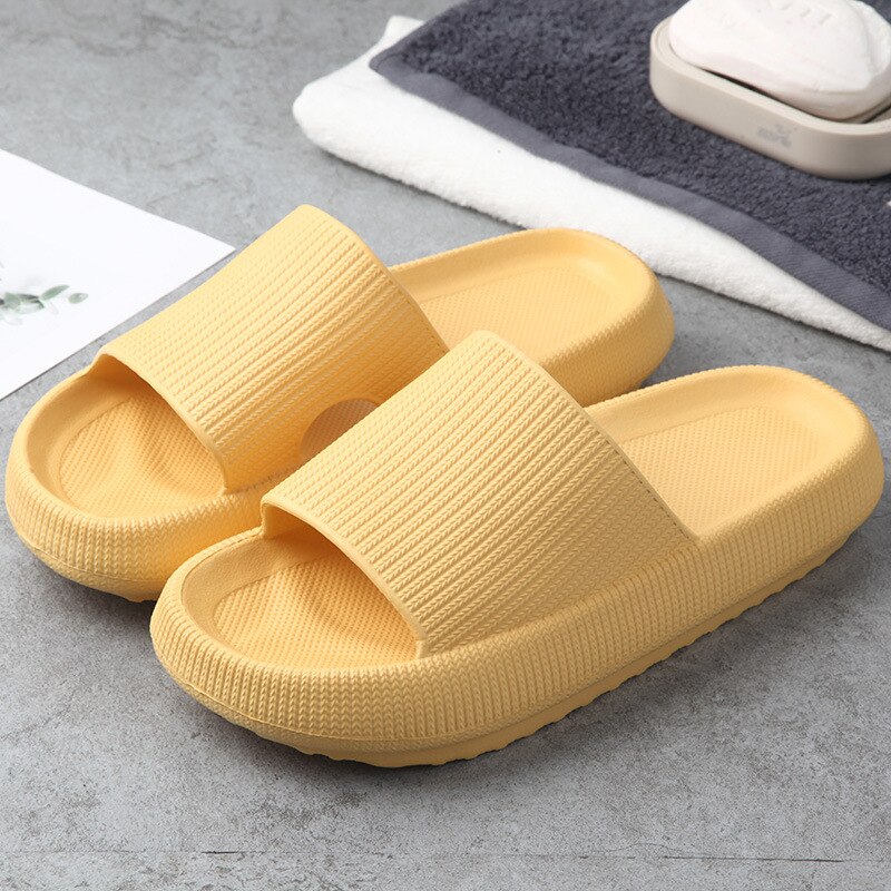 Dikke Zool Thuis Vrouwen Slippers 4.5Cm Hak Dames Platform Platte Schoenen Antislip Eva Woonkamer Indoor slides Vrouwen Slippers: 03 / 36-37 (35-36 feet)