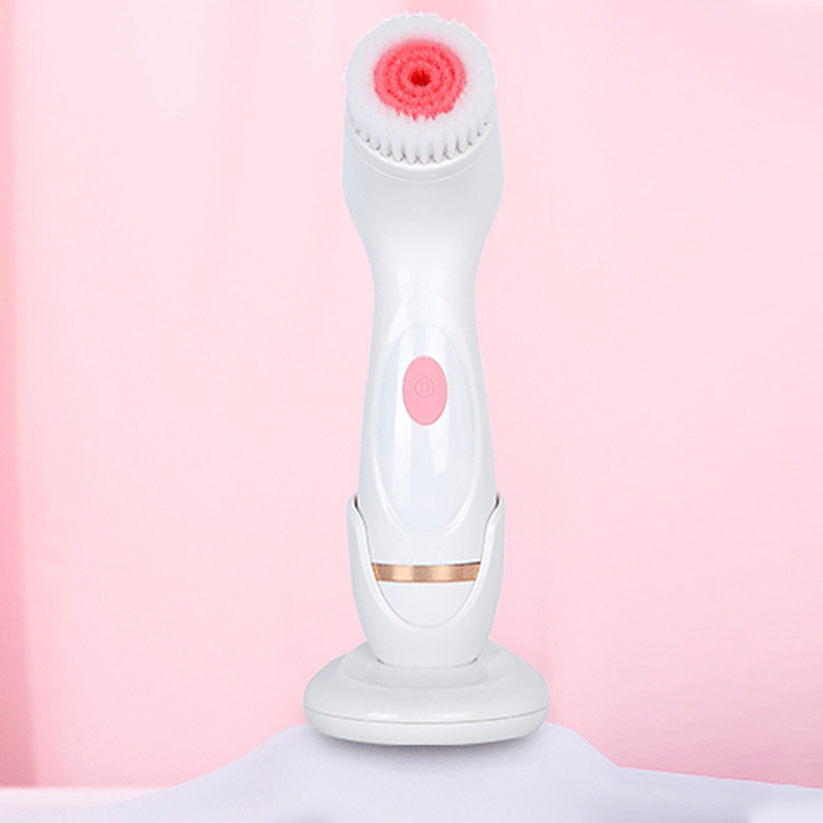 Electric Multifunctional Waterproof Face Washing Instrument Pore Cleaner High Multifunctional Tools#g30: Pink