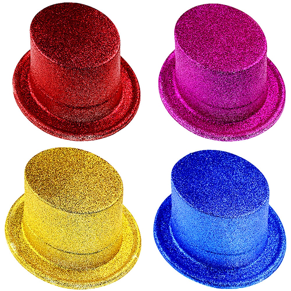 1pc Halloween hoed prestaties props voor Magic show party hoge hoed Jazz Lincoln hoed multicolor