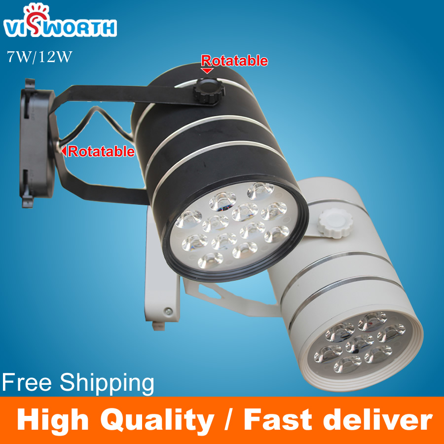 7 w 12 w spoor licht high power spot plafond LED Track Rail Lichtpunt 220 v spot wandlamp spotinght voor winkel/winkelen