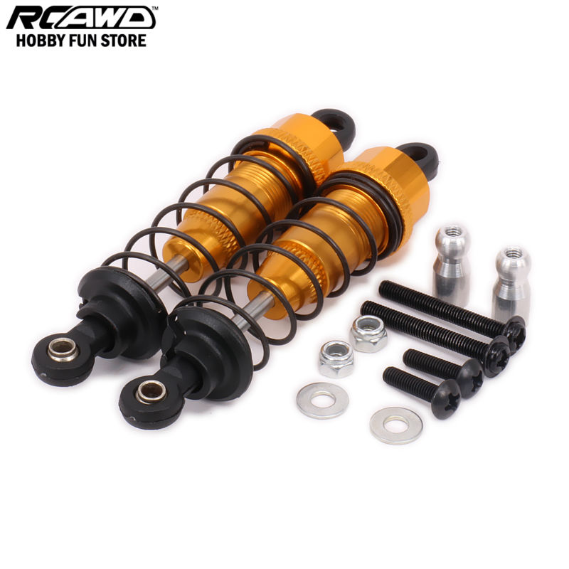 Amortisseur RCAWD 85MM pour voiture de loisir Rc 1/10 HPI série WR8 Flux 101212 107888 Type rempli d'huile