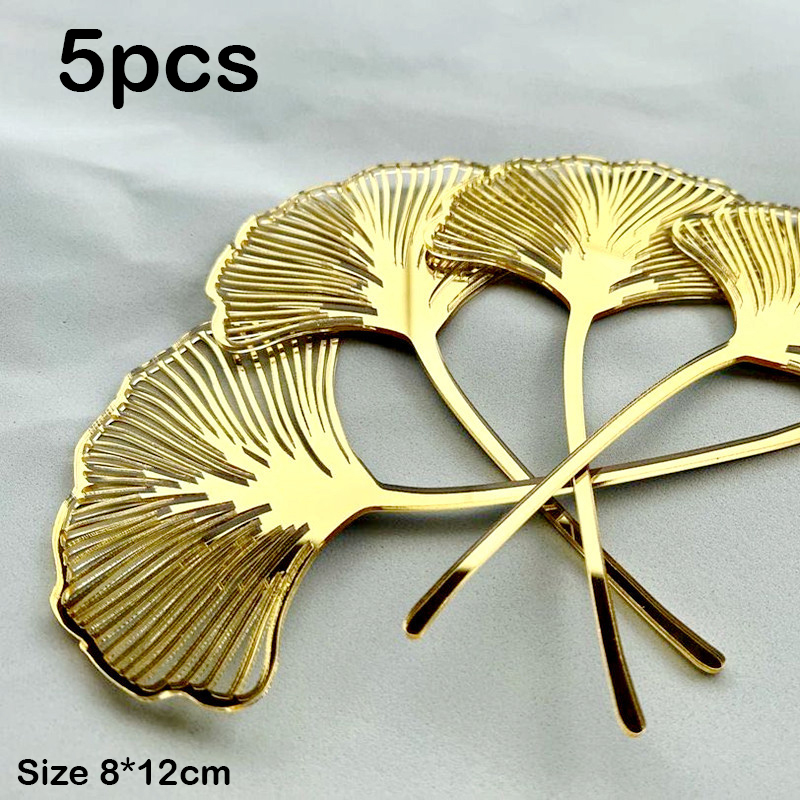 1Set Gouden Palm Blad Decoratie Bloem Voor Cake Topper Papier Verjaardag Gelukkig Party Cake Gouden Palm Bakken Gebak Decor bohemian: Donker Kaki