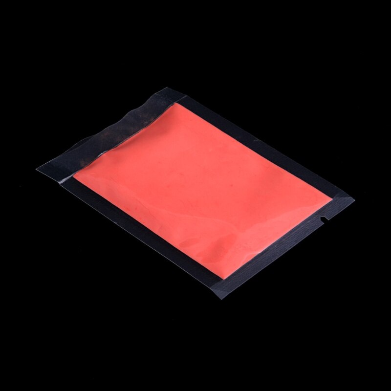 Fluorescent Super Lumineux Lueur dans le Noir Poudre Pigment Lumineux: Orange Red