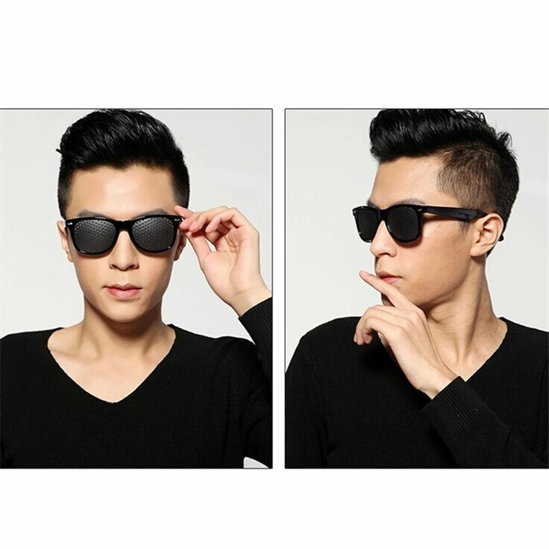 Vision Care Wearable Corrective Glasses Improver Stenopeic Pinhole Pin Hole Glasses Anti-fatigue Eye Protection Oculos De Grau