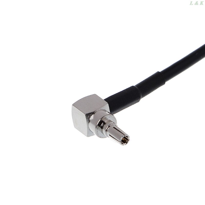 F fêmea para crc9 conector de ângulo reto rg175 cabo rabo de porco 15cm 6 &quot;adaptador