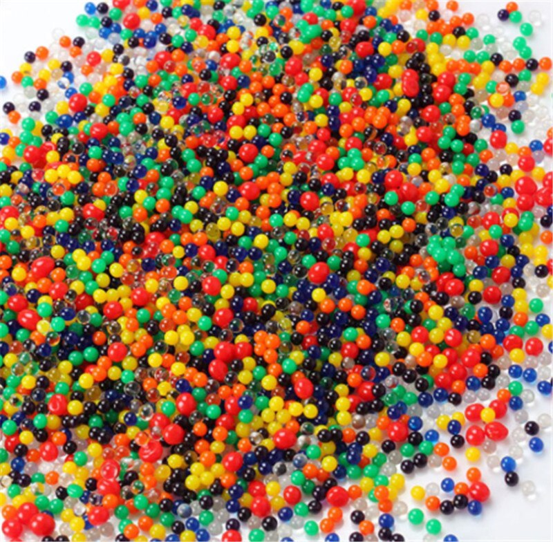 Bolas de gelatina mágicas para cultivo de barro, cuentas de agua de hidrogel en forma de perla para decoración del hogar y boda, 1000 unids/lote