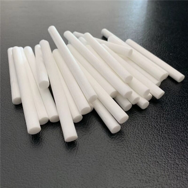 50 Pcs 7mm Humidifier Filter Cotton Swab Core USB Air Ultrasonic Humidifier Aroma Diffuser Replacement Cotton Sponge Stick 8cm