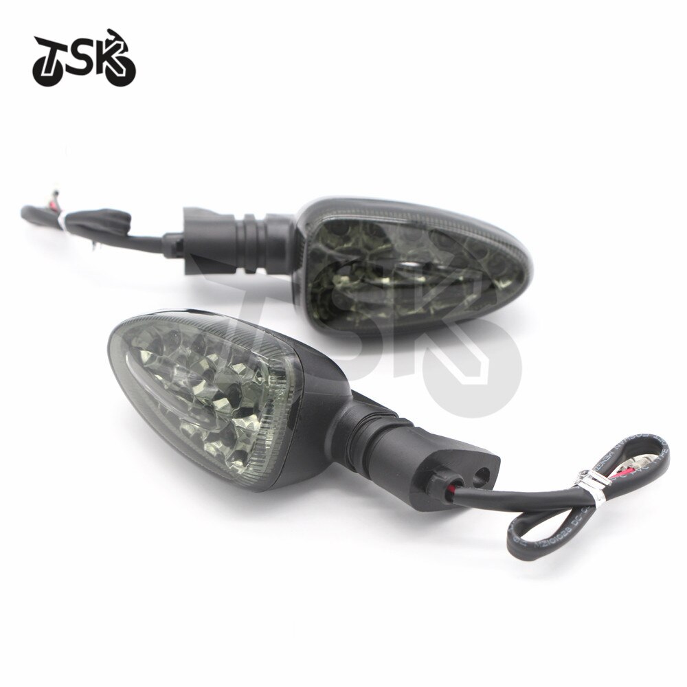Smoke Lens Turn Signal Indicator Lights For BMW F800S K1200S R1200GS F650GS – Front/Rear