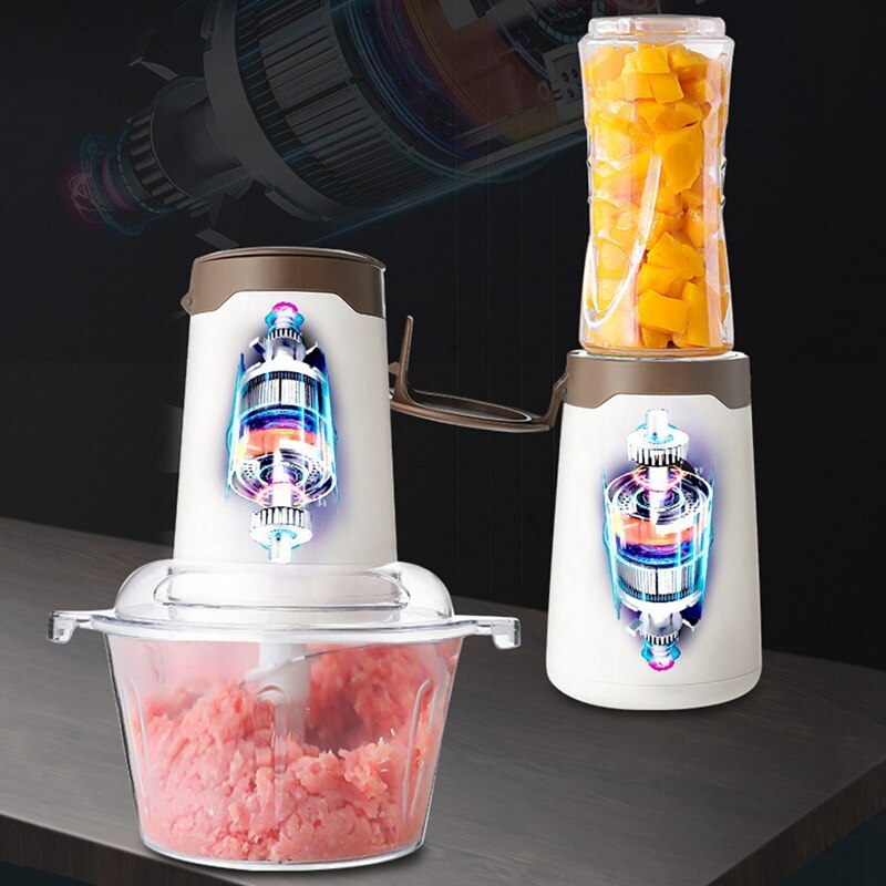 3 in 1 Blender and Food Processor Combo,Smoothie Shake Blender, High-Speed Mixer Blender/Chopper