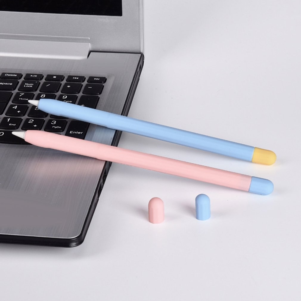 Stylus Cover Siliconen Pen Case Voor Apple Potlood Kleuraanpassing Stylus Beschermhoes Antislip Anti-Val Pen cover