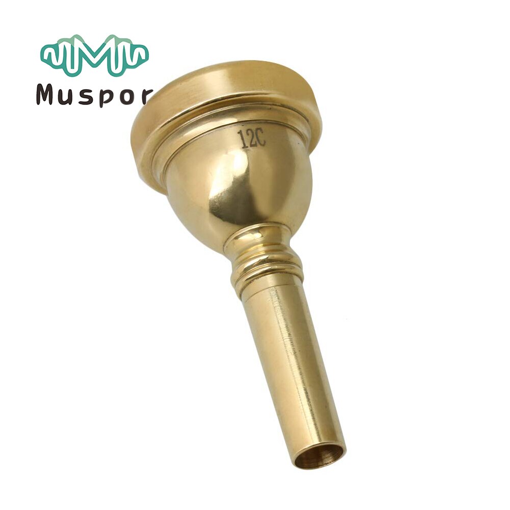 12C Alto boquilla de Trombón Chapado en plata pequeño mango Alto boquilla de Trombón Bb 12C Posaune Tromba