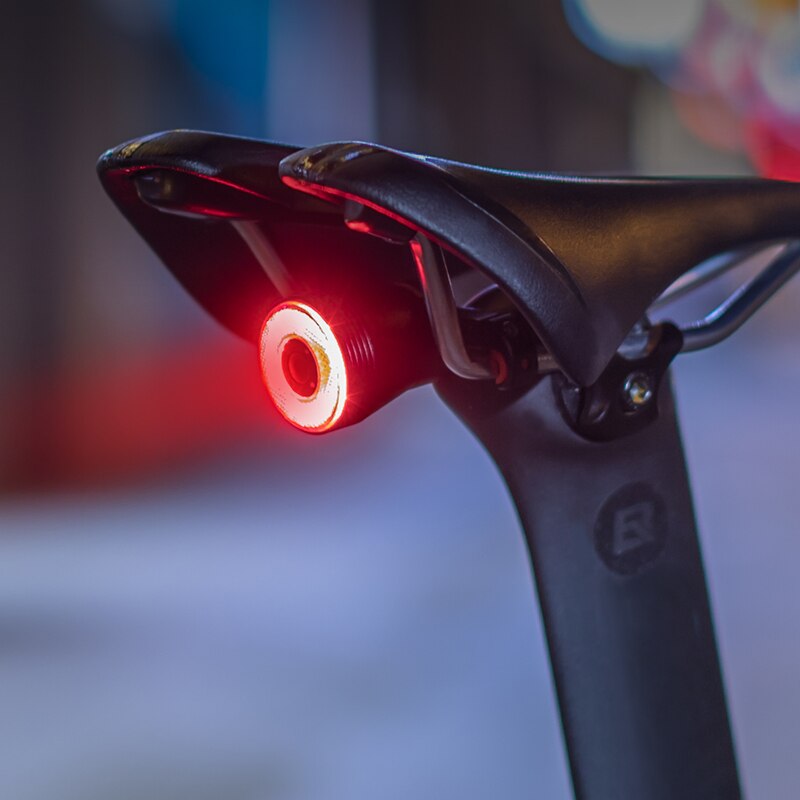 ROCKBROS-luz trasera inteligente para bicicleta, con sensor de freno, resistente al agua IPx6, Q5