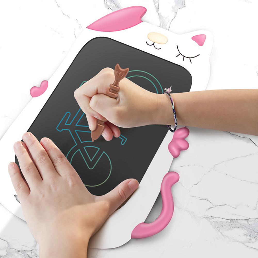 LCD Writing Tablet Pad 8.5 Inch Electronic Pads Cat Gradient Drawing Board for Kids Office Blackboard with Lock Function