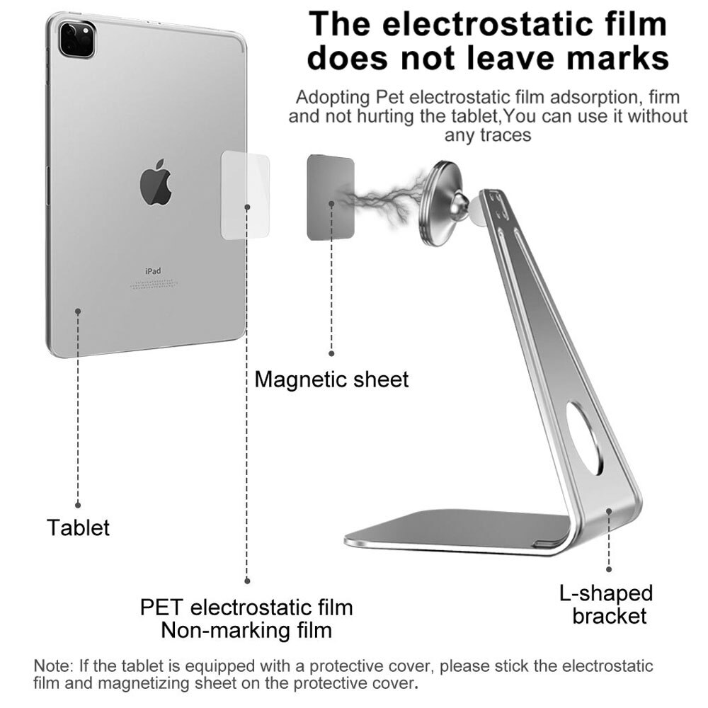 Tablet Keyboard Stand Holder For iPad Pro 12.9 11 Huawei Xiaomi Mi Pad 5 Pro Samsung Tablet PC Holder Mobile Phone Support Stand