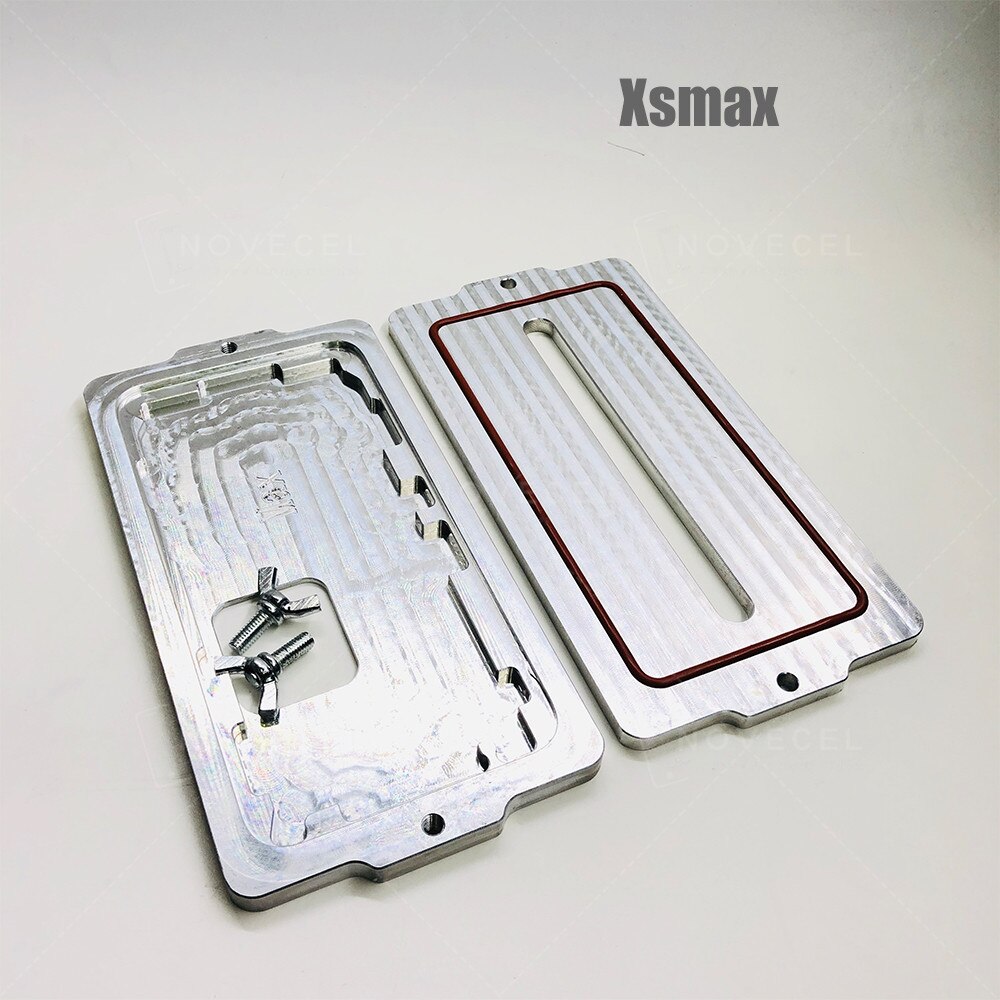 Stampo per telaio Novecel per iPhone 12mini 11 12pro X Xs Max posizione della cornice in vetro LCD e dispositivo di riparazione del telefono cellulare laminato: For XS Max