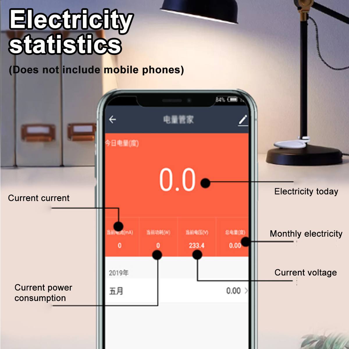 220v enfaset wifi smart energimåler strømforbruk kwh meter wattmeter wifi fjernkontroll bryter kontrollmonitor