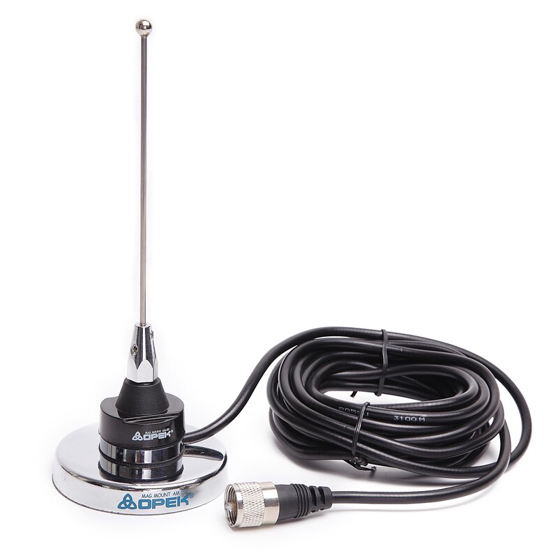 Soporte magnético con antena de 18cm para Radio móvil QYT NC-450MU 8900D Baojie KT-7900D 400 de Abbree BJ-218 NMO UHF 520-318 MHZ