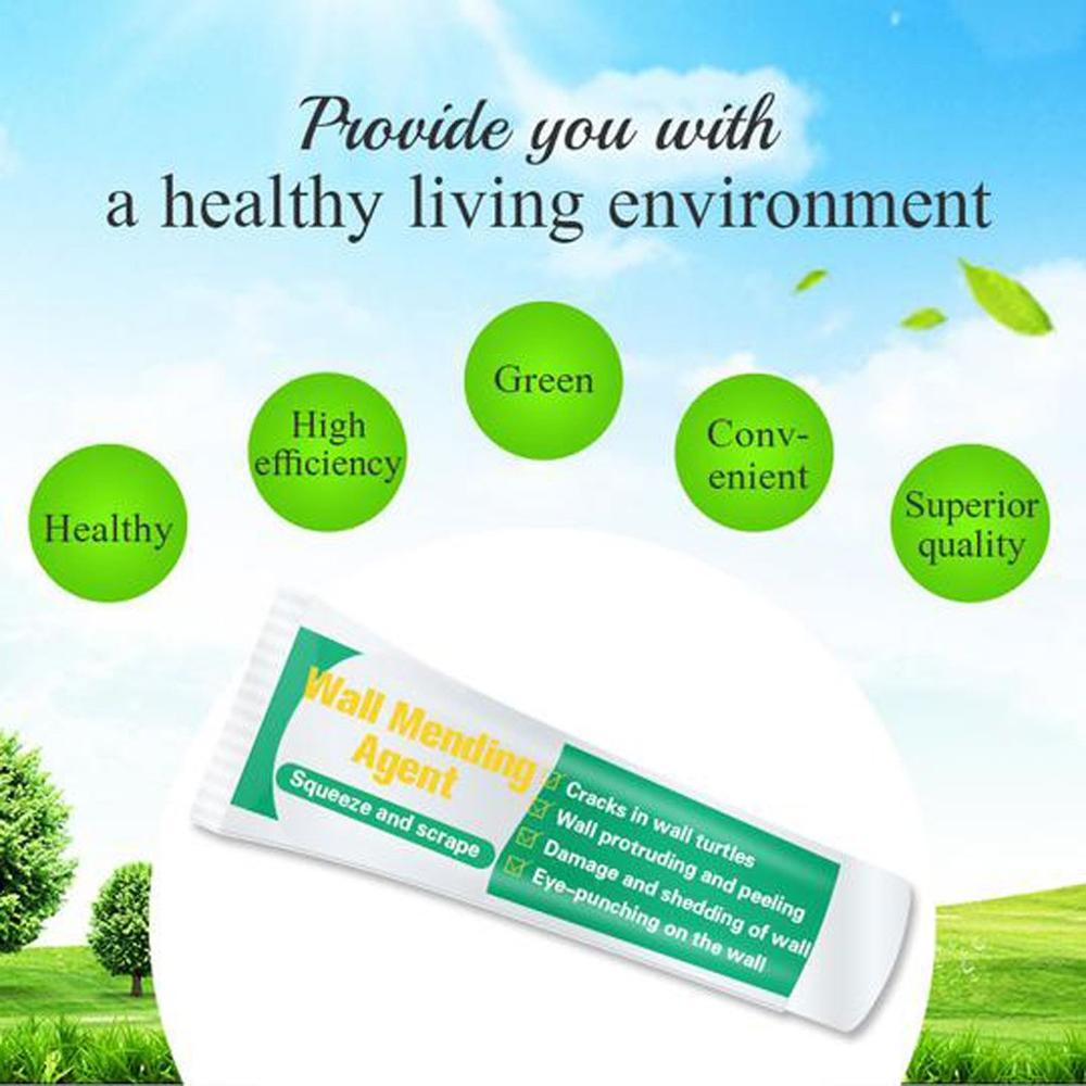 250ml Wall Mending Agent Wall Repair Cream Latex Paint Waterproof Gypsum Wall Paint Valid Mouldproof Wall Crack Nail Repair