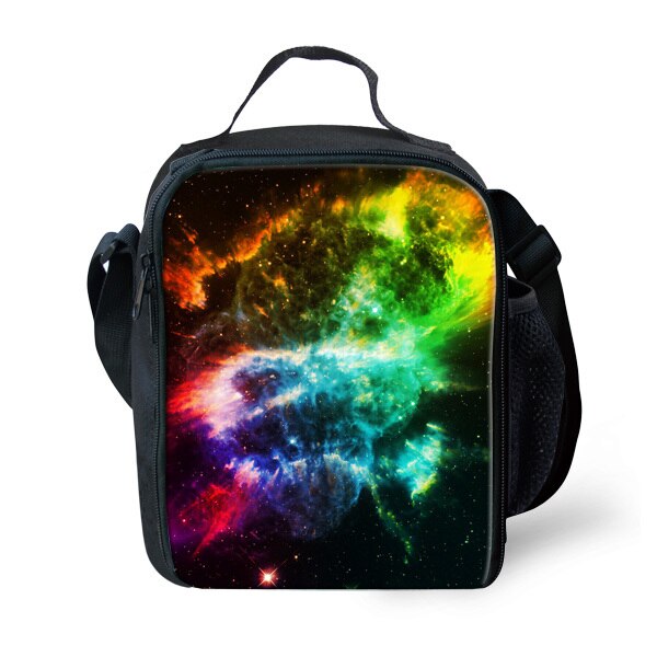 Manter quente galaxy almoço sacos para crianças saco de almoço isolado saco térmico caixa refrigerador crianças escola lancheira termica: D0353G