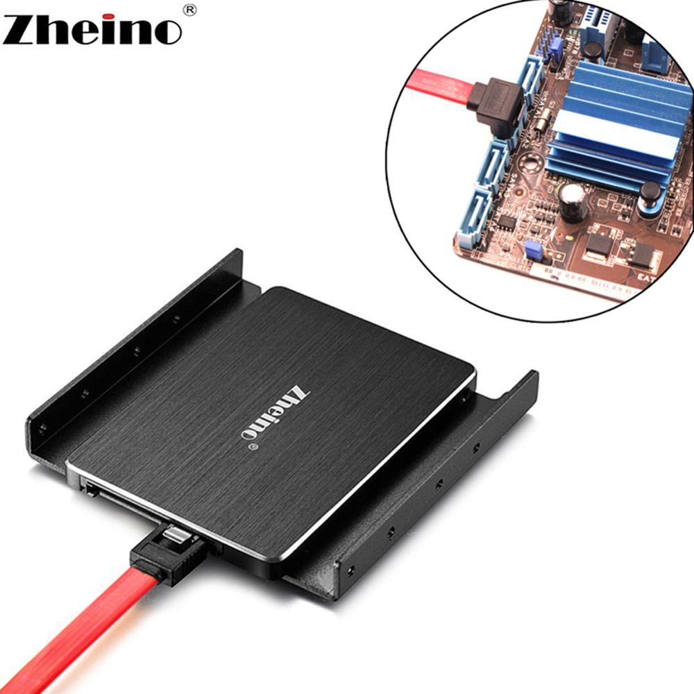Zheino 2.5 Inch to 3.5 Inch Mounting Adapter HDD SSD Bracket Desktop Frame for Computer Holder