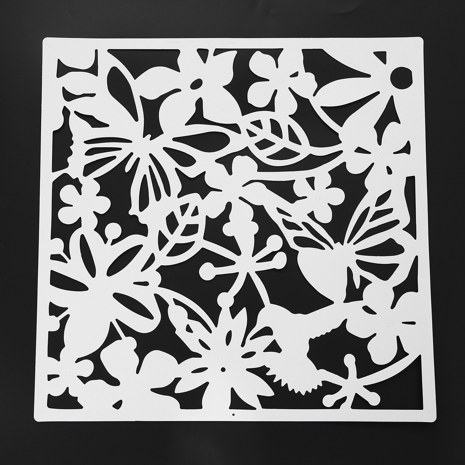 4 Pieces Screen for Living Room Hanging Screen Curtain of Room in Polyethylene Partition of Room White 40 x 40cm