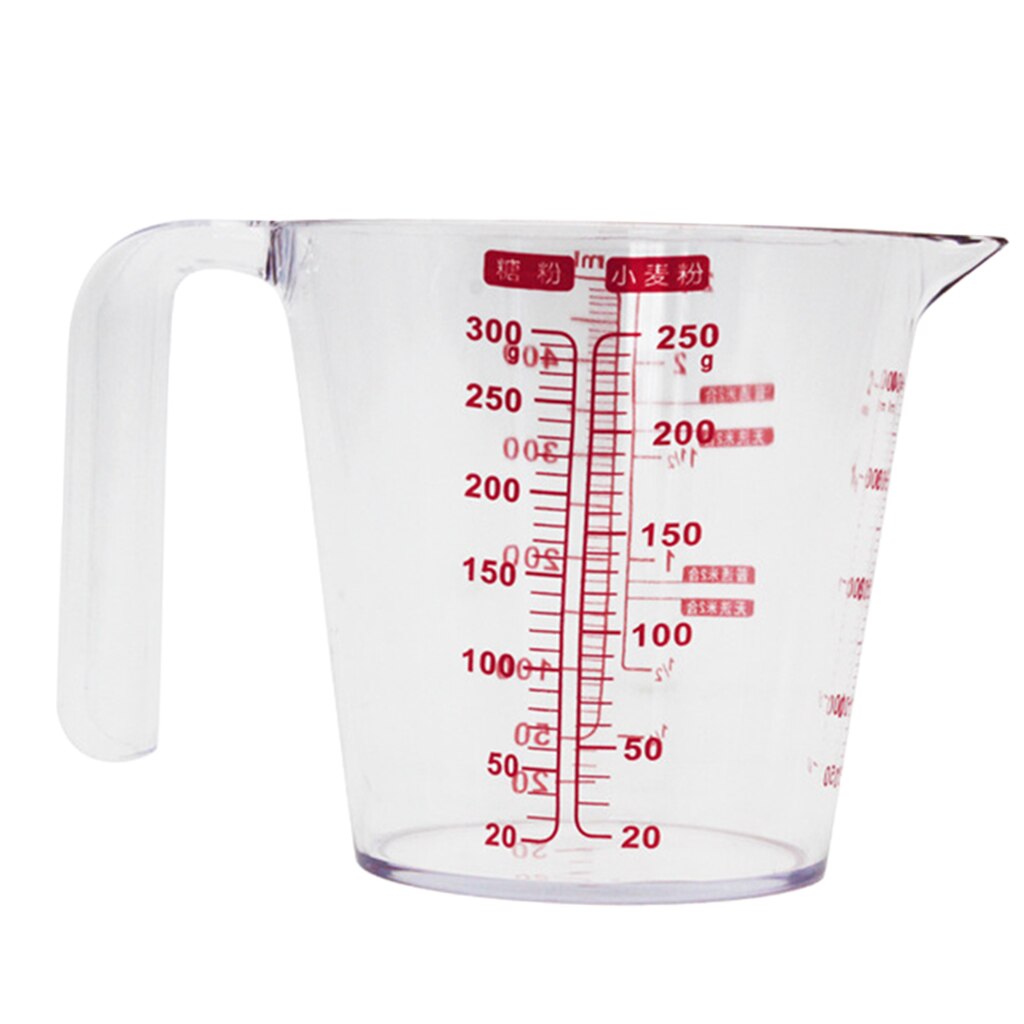 Plastic Measuring Cup Jug Pour Spout Kitchen Baking Cooking Tool 250ml