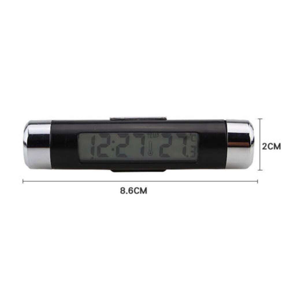 Digital LCD exterior termómetro de clima interior higrómetro medidor de humedad C/F controlador de temperatura botón batería hogar: 2
