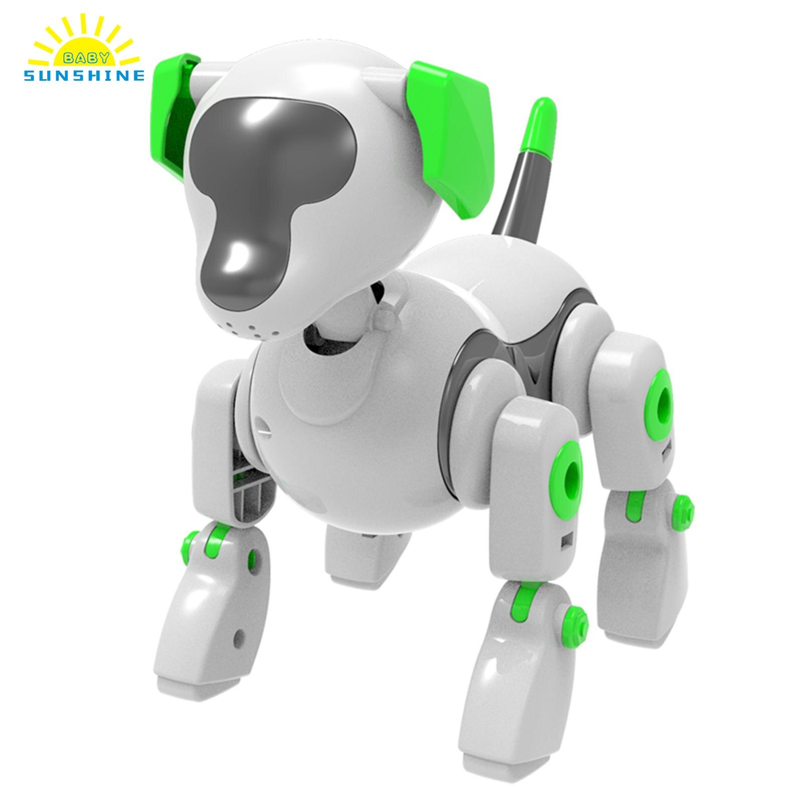 Jouet Robot chien/chat pour enfants, bricolage, animal de compagnie, télécommande, interactif, Intelligent, éducatif, pour garçons et filles