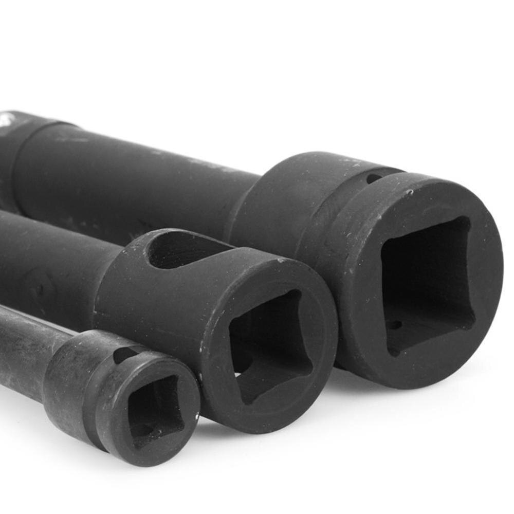 Socket Adapter Set 1/4" 3/8" 1/2" Square Impact Socket Extension Connector Power Drill Bit Adapter (Short)