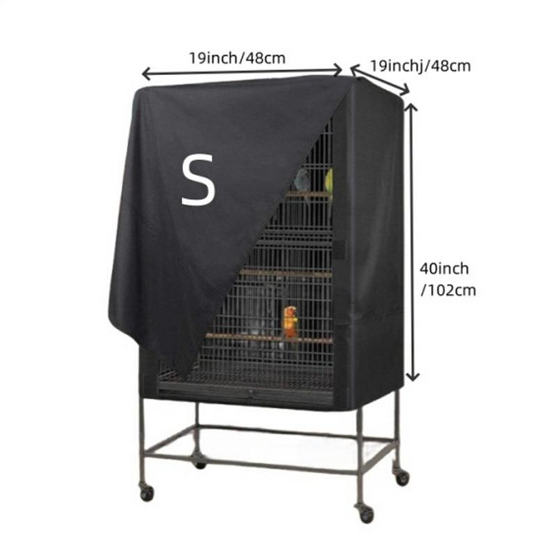 Vogelkäfig-Abdeckung, wasserdicht, staubdicht, Oxford-Stoff, Käfig-Abdeckung, schützende Vogelkäfig-Zubehör, zwei Griffe, Top, verstellbar