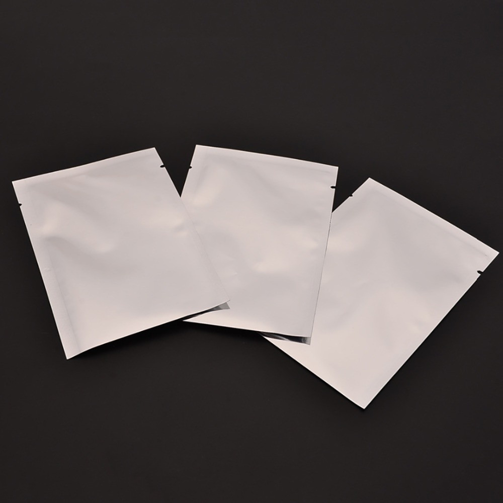 100pcs Silver Aluminum Foil Mylar Bags Vacuum Sealer Food Saver Bag Storage Pouches For Kitchen Tools