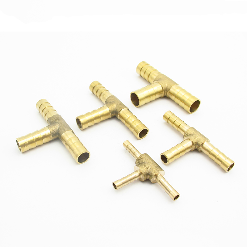 4mm 5mm 6mm 8mm 10mm 12mm 14mm 16mm 19mm 25mm Slangpilaar Messing Prikkeldraad Rechte Elleboog Tee Y 2 3 4 Manier Pijp Connector