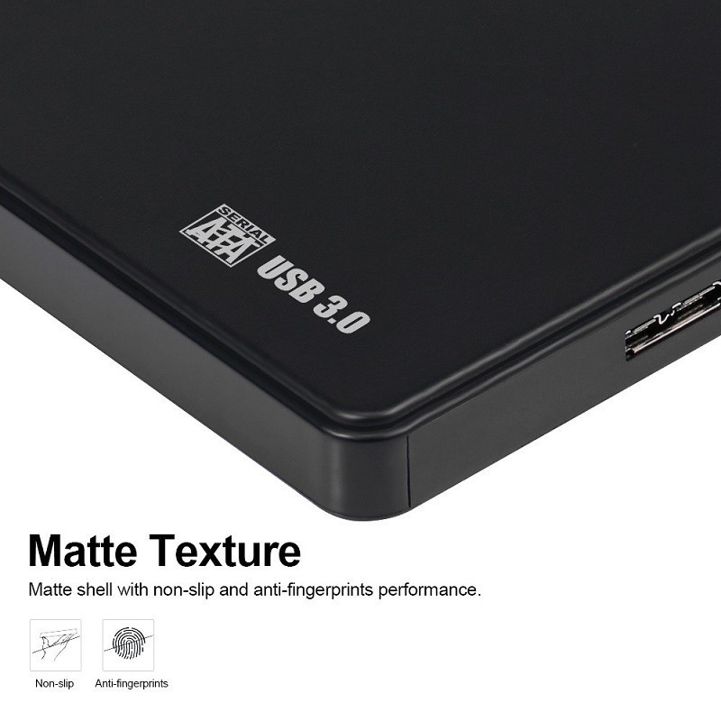 USB 3.0 To 2.5 Inch Hard Drive Case SATA HDD SSD Enclosure 5Gbps External Hard Drive Disk Box for PC Laptop Smartphone PC Laptop