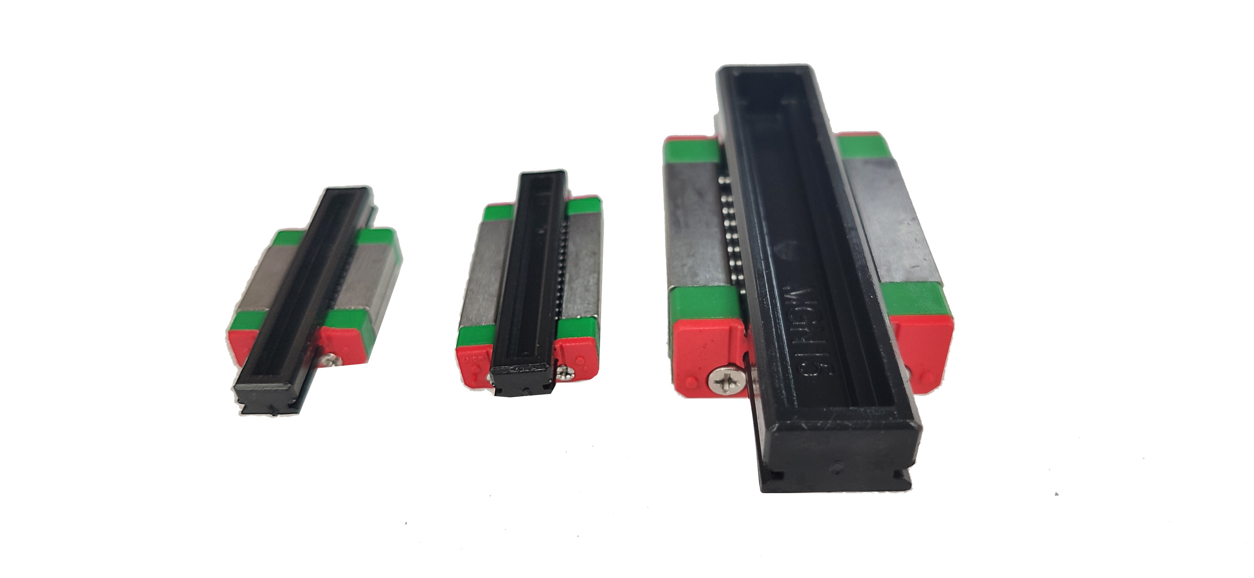 Miniature Linear Guide Standard Square Slider Slide Rail Linear Rail Bearing MGN9C/MGN9H Slider, Stainless Steel Wide Type