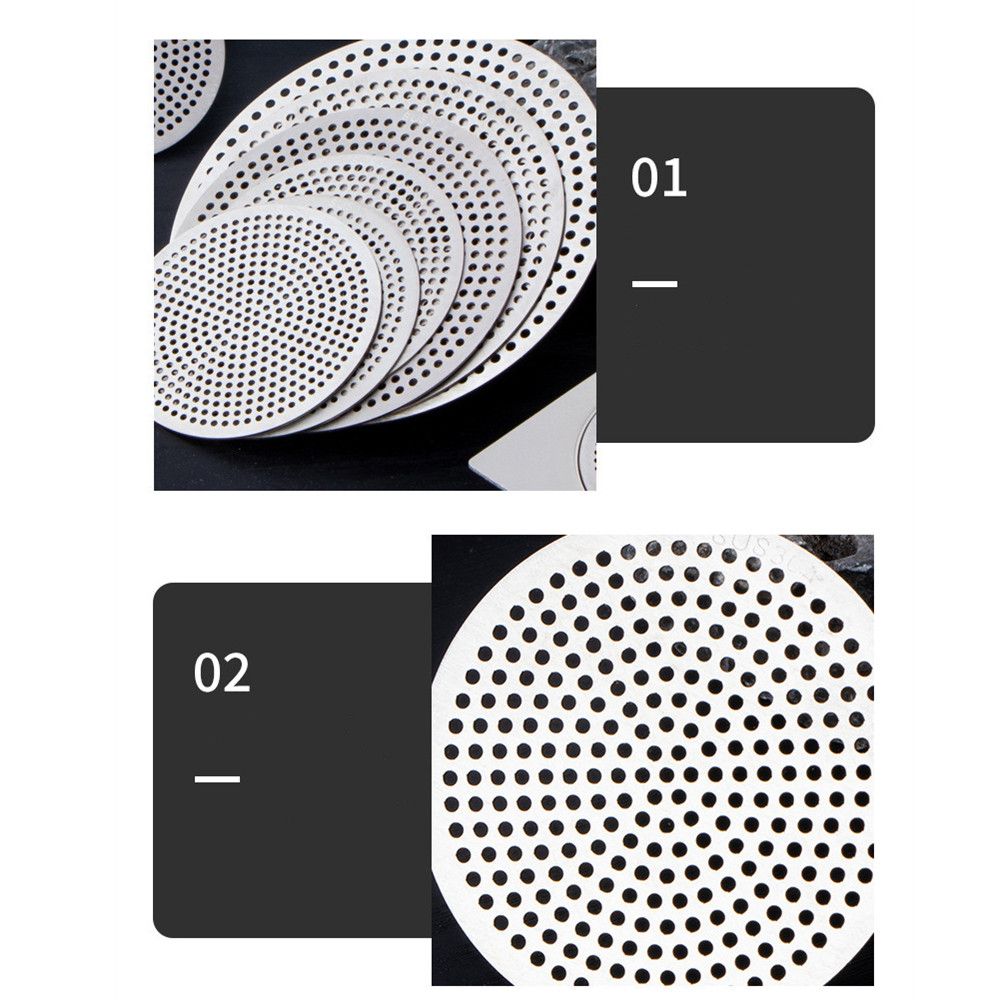 Maison et cuisine 304 inoxydable salle de bain outil passoire douche couvercle de vidange filtre à cheveux évier crépine sol Drain Pad drains couverture