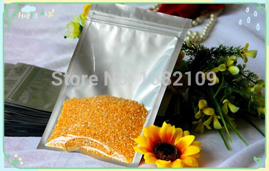 12cm*18cm+3.5CM,100pcs zip lock Seal aluminum foil bag,wholesae