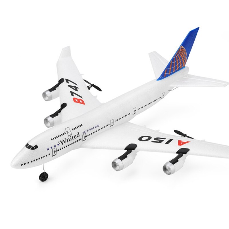 FOR WLTOYS 2.4G Remote Control Glider 3-Channel Built-in 6-Axis Gyro xK A150-B747 Passenger Aircraft Model: Default Title