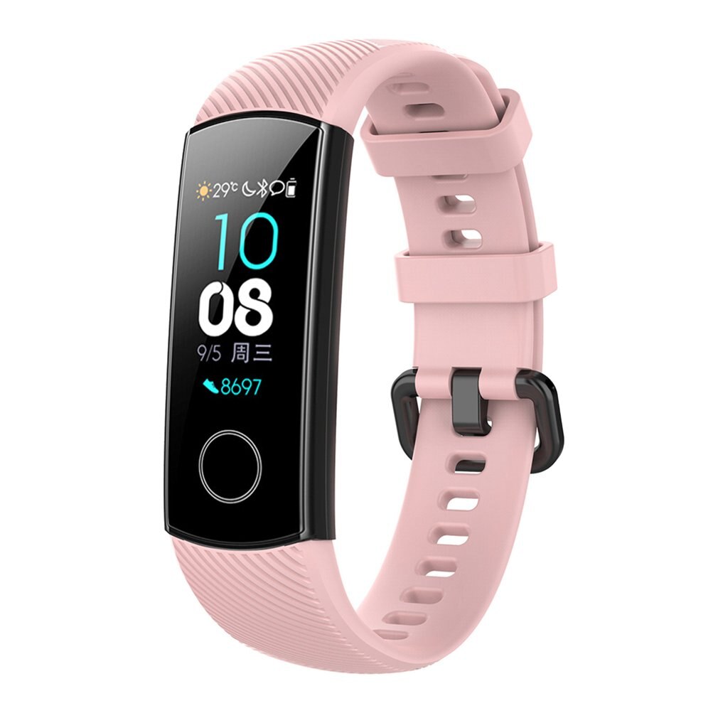 Cinturino Da Polso In Silicone Per Huawei Honor Fascia di ricambio 5 Standard Smart Wristband di Sport Del Sostituzione Del Braccialetto Cinturino Da Polso Cintura: Pink